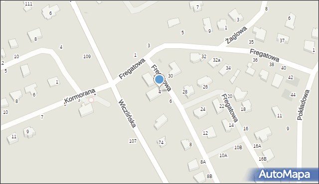 Gdynia, Fregatowa, 4, mapa Gdyni