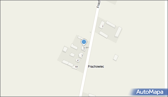 Gosławice, Frachowiec, 2, mapa Gosławice