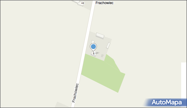Gosławice, Frachowiec, 5, mapa Gosławice