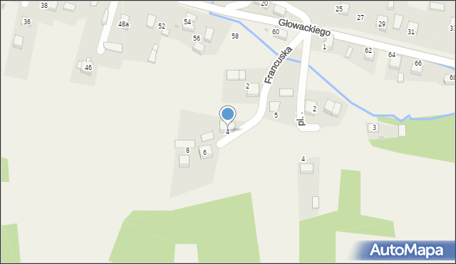 Grojec, Francuska, 4, mapa Grojec