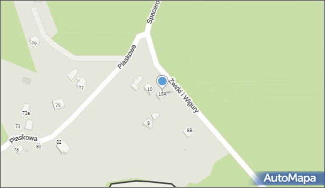 Jastrzębie-Zdrój, Franciszka Żwirki i Stanisława Wigury, 10A, mapa Jastrzębie-Zdrój