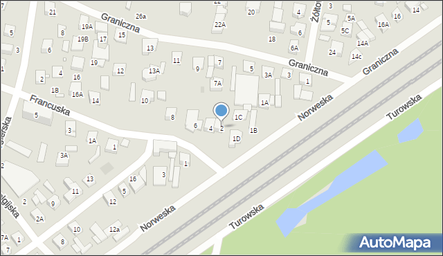 Kobyłka, Francuska, 2, mapa Kobyłka