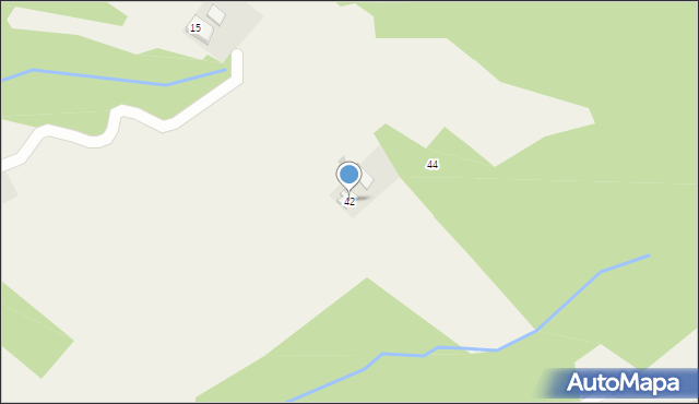 Odrzykoń, Fredry Aleksandra, 42, mapa Odrzykoń