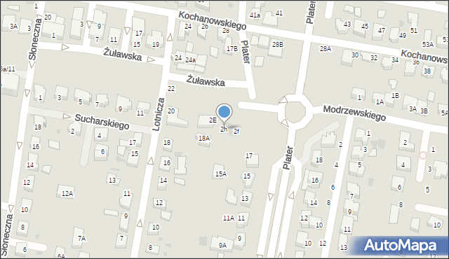 Pruszcz Gdański, Frycza-Modrzewskiego Andrzeja, 2h, mapa Pruszcz Gdański