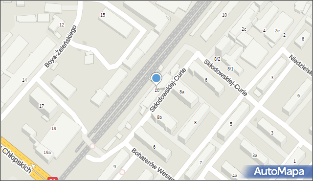 Rzeszów, Franciszka Żwirki i Stanisława Wigury, 10, mapa Rzeszów