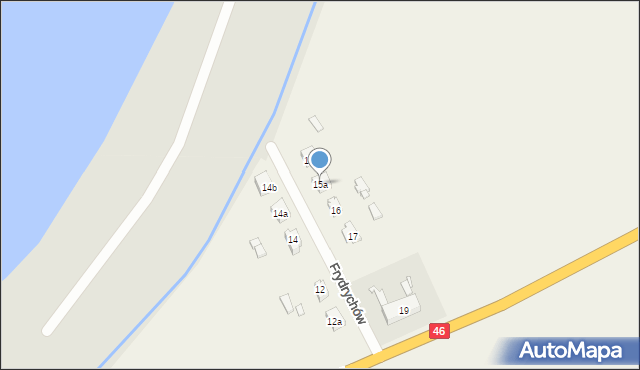 Ścibórz, Frydrychów, 15a, mapa Ścibórz