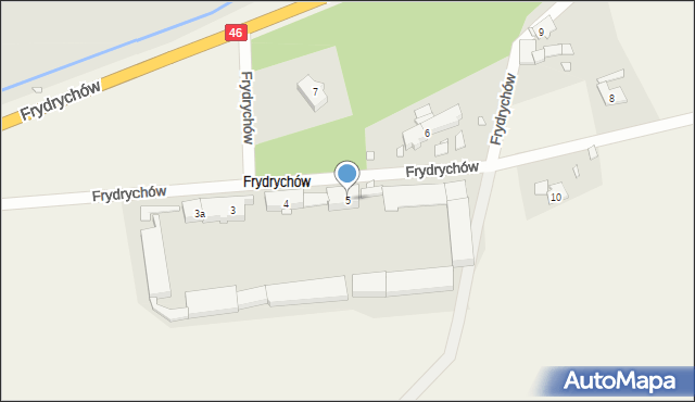 Ścibórz, Frydrychów, 5, mapa Ścibórz