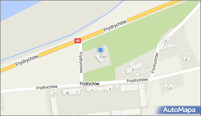 Ścibórz, Frydrychów, 7, mapa Ścibórz