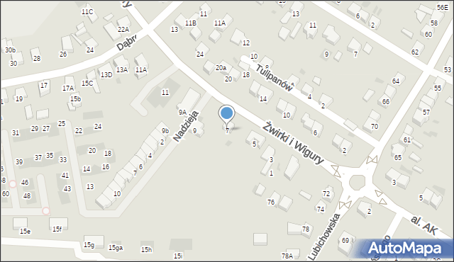 Starogard Gdański, Franciszka Żwirki i Stanisława Wigury, 7, mapa Starogard Gdański