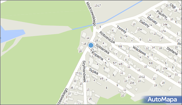 Tomaszów Mazowiecki, Frycza-Modrzewskiego Andrzeja, 25, mapa Tomaszów Mazowiecki