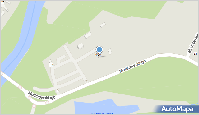 Tomaszów Mazowiecki, Frycza-Modrzewskiego Andrzeja, 9/11, mapa Tomaszów Mazowiecki