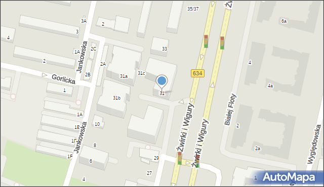 Warszawa, Franciszka Żwirki i Stanisława Wigury, 31, mapa Warszawy