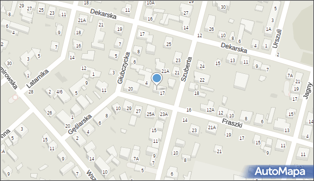 Warszawa, Fraszki, 18, mapa Warszawy