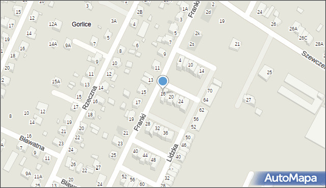 Wrocław, Franki Iwana, 16, mapa Wrocławia