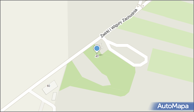 Wrocław, Franciszka Żwirki i Stanisława Wigury, 40, mapa Wrocławia