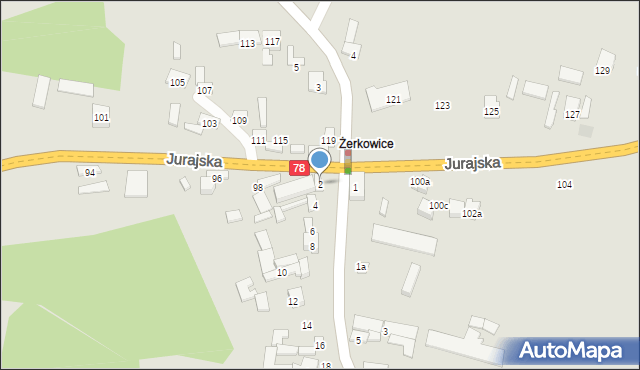 Zawiercie, Fredry Aleksandra, 2, mapa Zawiercie