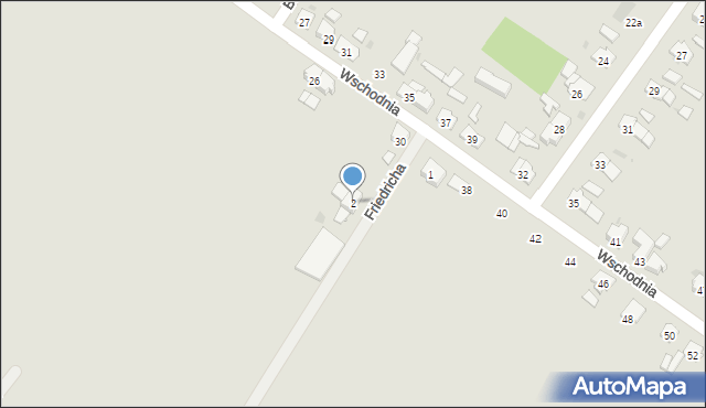 Zdzieszowice, Friedricha, 2, mapa Zdzieszowice