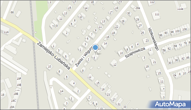 Zgorzelec, Franciszka Żwirki i Stanisława Wigury, 6, mapa Zgorzelec