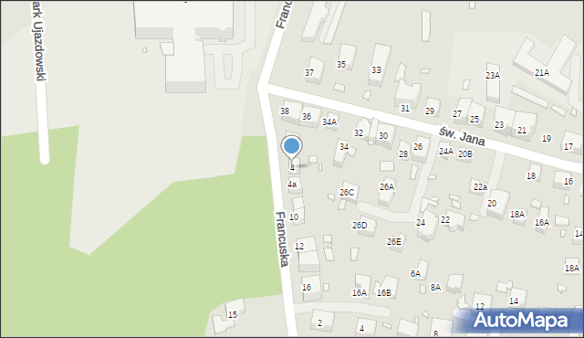 Zgorzelec, Francuska, 4, mapa Zgorzelec