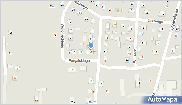 Brzostek, Furgalskiego Teodora, 6, mapa Brzostek