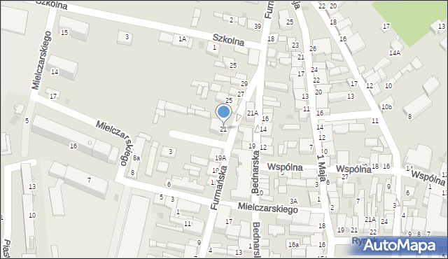 Chmielnik, Furmańska, 21, mapa Chmielnik