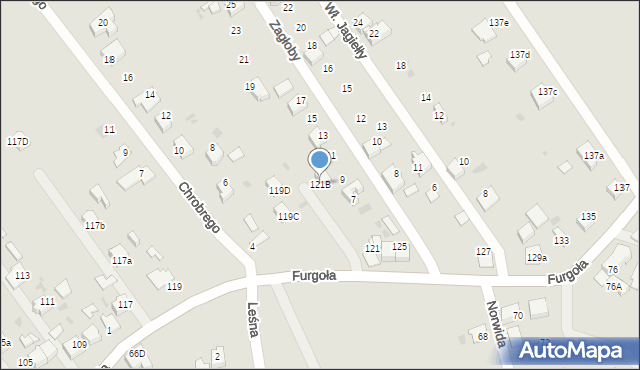 Czerwionka-Leszczyny, Furgoła, 121B, mapa Czerwionka-Leszczyny