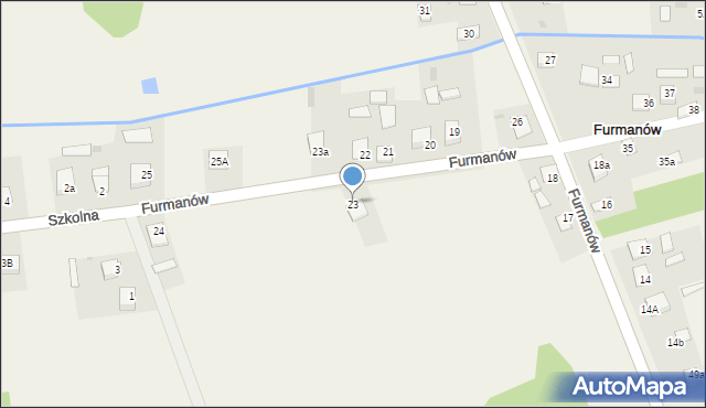 Furmanów, Furmanów, 23, mapa Furmanów