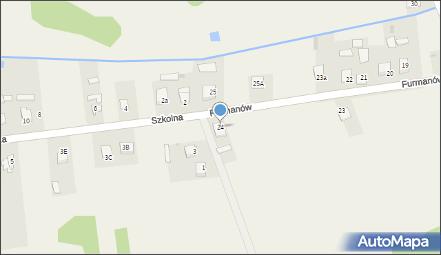 Furmanów, Furmanów, 24, mapa Furmanów
