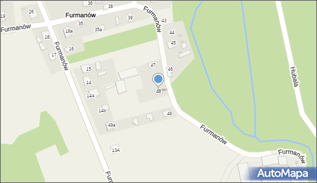 Furmanów, Furmanów, 48, mapa Furmanów