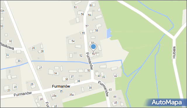 Furmanów, Furmanów, 51, mapa Furmanów