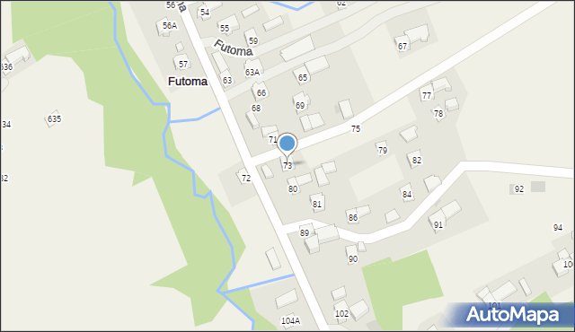 Futoma, Futoma, 73, mapa Futoma