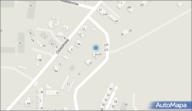 Gdańsk, Fundamentowa, 17, mapa Gdańska