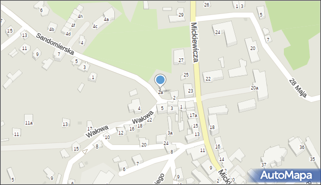 Leżajsk, Furgalskiego-Wyrwy Tadeusza, mjr., 2a, mapa Leżajsk