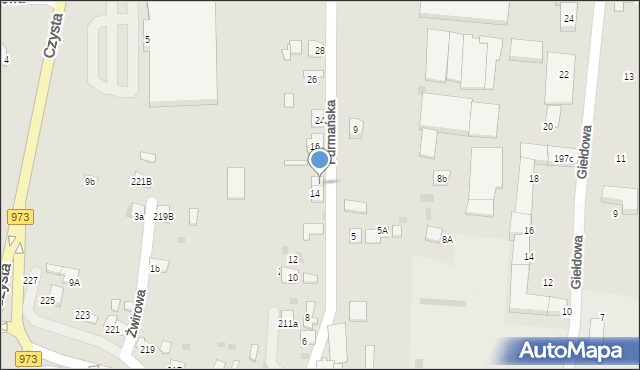 Tarnów, Furmańska, 18, mapa Tarnów