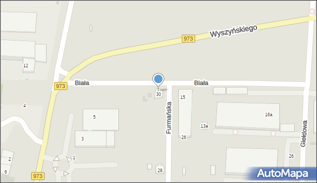 Tarnów, Furmańska, 36, mapa Tarnów