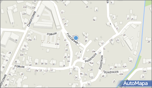 Żywiec, Futrzarska, 2, mapa Żywiec