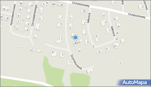 Barczewo, Gałczyńskiego Konstantego Ildefonsa, 2b, mapa Barczewo