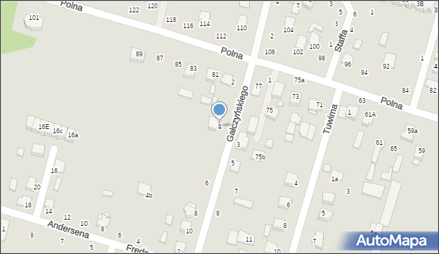 Biłgoraj, Gałczyńskiego Konstantego Ildefonsa, 4, mapa Biłgoraj