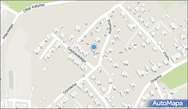 Bochnia, Gadowskiego Walentego, ks., 1, mapa Bochni
