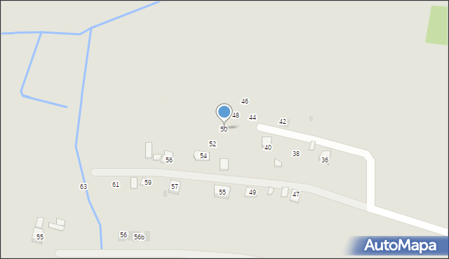 Boguchwała, Gajowa, 50, mapa Boguchwała