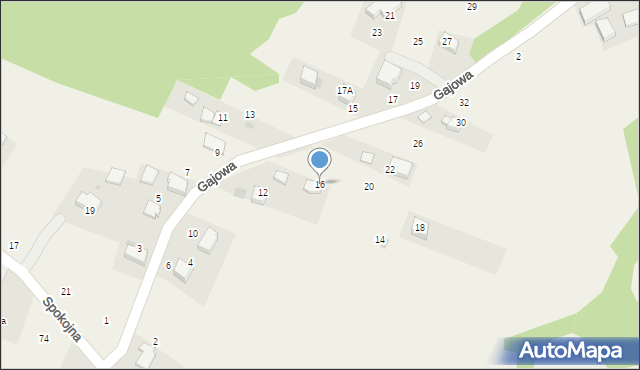 Bolechowice, Gajowa, 16, mapa Bolechowice