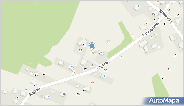 Bolechowice, Gajowa, 25, mapa Bolechowice