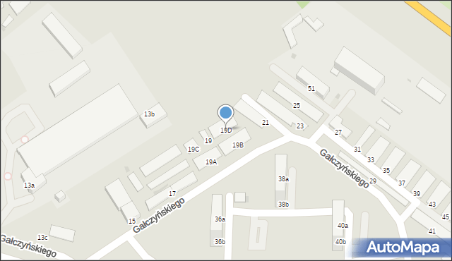 Bolesławiec, Gałczyńskiego Konstantego Ildefonsa, 19D, mapa Bolesławca