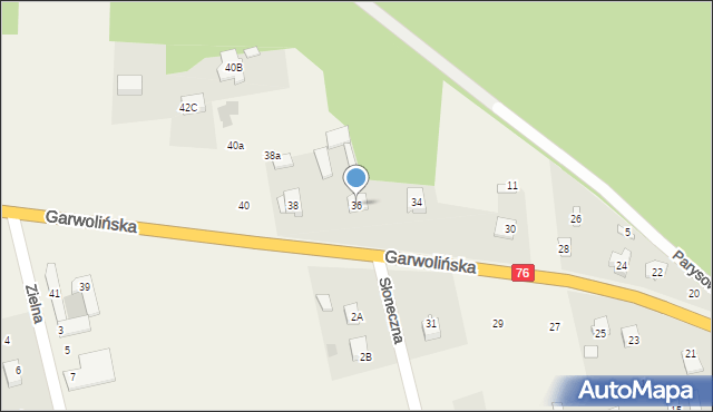 Borowie, Garwolińska, 36, mapa Borowie