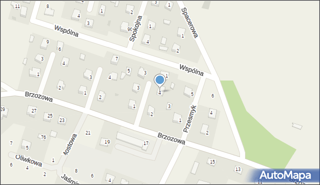 Bożewo, Gajowa, 4, mapa Bożewo