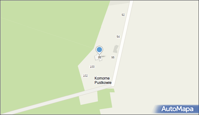 Brudzowice, Gajowa, 98, mapa Brudzowice