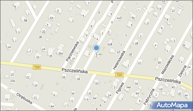 Brwinów, Gardenii, 2, mapa Brwinów