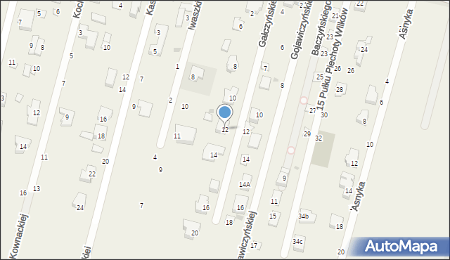 Chechło Pierwsze, Gałczyńskiego Konstantego Ildefonsa, 12, mapa Chechło Pierwsze