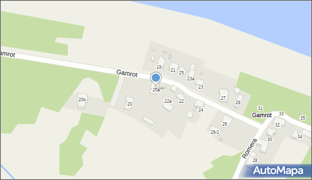 Chełm Śląski, Gamrot, 20a, mapa Chełm Śląski