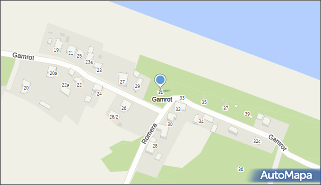 Chełm Śląski, Gamrot, 31, mapa Chełm Śląski
